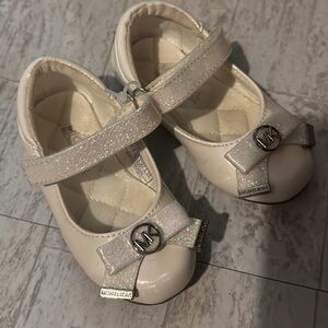 Michael Kors Sparkling White Kids Dress Shoes
